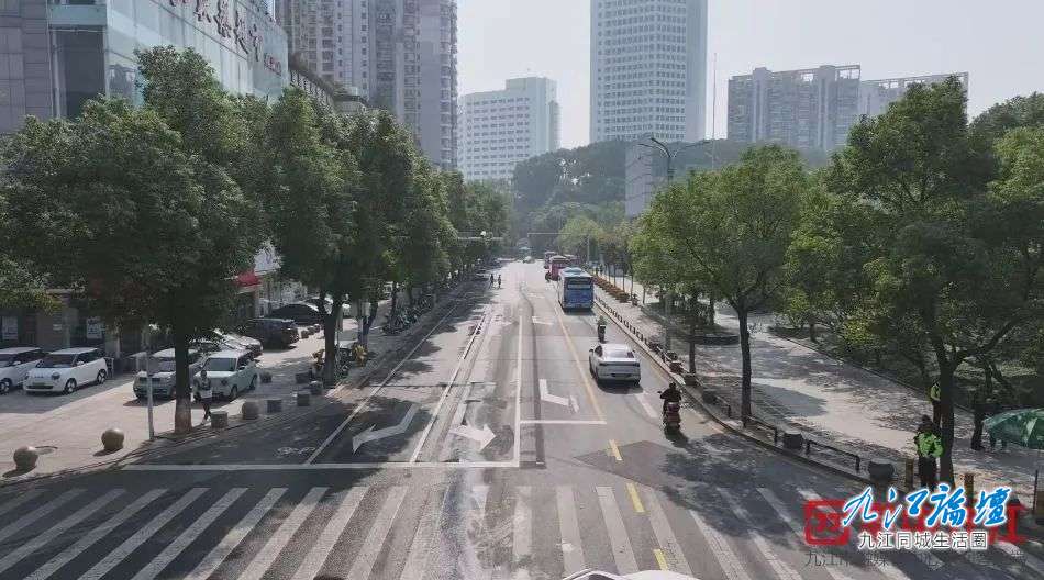 提高通行效率！九江城区这些路口进行了“微改造”→